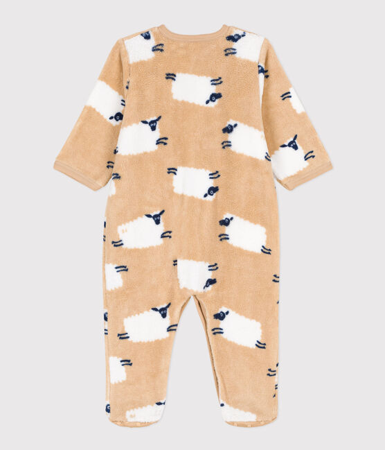 Strampler zum Überziehen aus Fleece TRENCH/ MULTICO