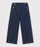 Kinder Wide Leg-Hose aus Denim blau