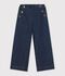 Kinder Wide Leg-Hose aus Denim blau