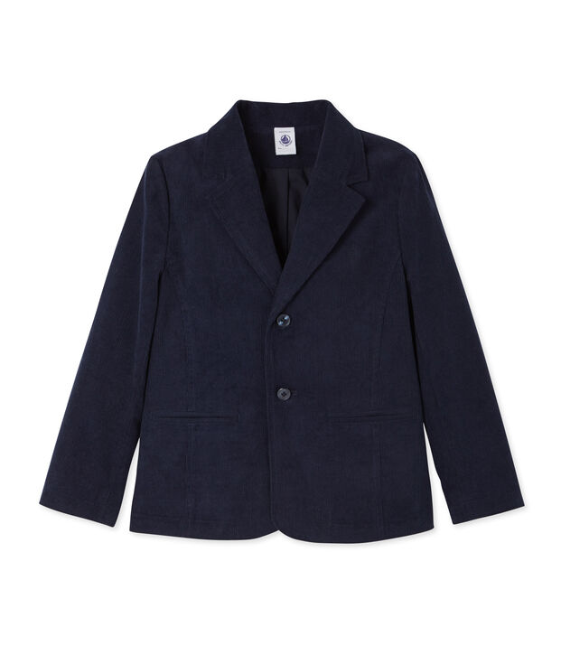 Jungen-Jackett aus Nicki blau