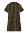 Kurzärmliges Kleid mit Karomuster für Damen variante 1