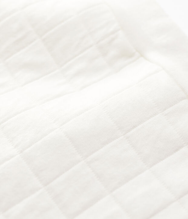 Baby-Hose aus gesteppter Bio-Baumwolle in Wei&szlig; weiss