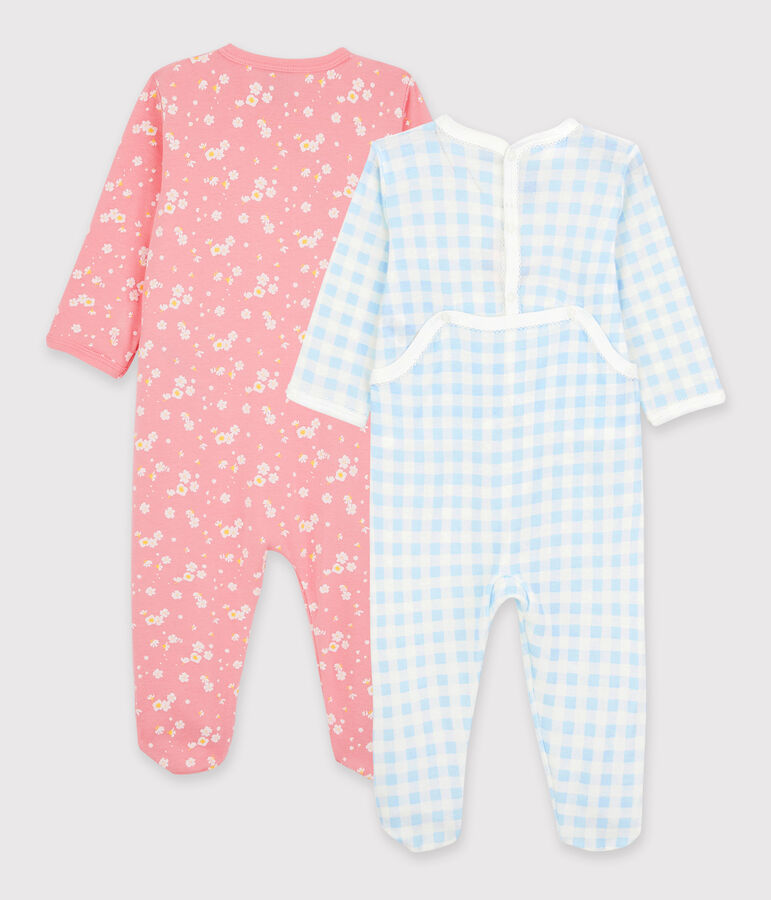 2er-Set Baby-Strampler aus Baumwolle f&uuml;r M&auml;dchen variante 1