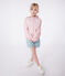 Kinder-Windjacke mit Blumenmuster rosa CHARME/weiss MARSHMALLOW