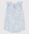 Kurzer Baby-Einteiler aus Baumwolle mit Hawaiimuster PLEINAIR/ MARSHMALLOW