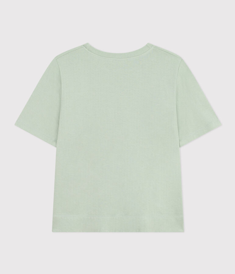 Damen-T-Shirt Le Boxy aus Baumwolle gr&uuml;n
