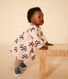 Langärmeliges Baby-Kleid aus Molton