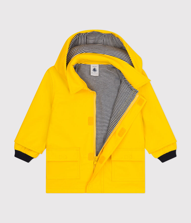 Klassische Baby-Regenjacke gelb