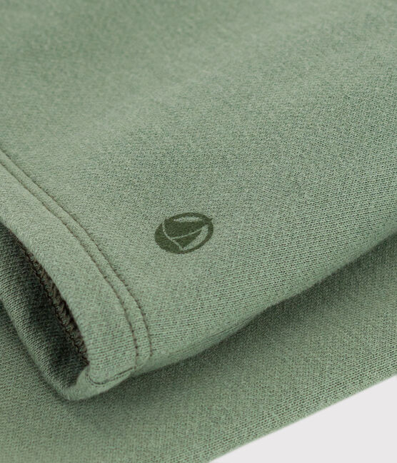 Mädchen-Cardigan aus Baumwolle  grün CROCO