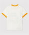 Baby-T-Shirt aus Baumwolle. weiss MARSHMALLOW