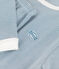 Kinderpyjama aus Baumwolle mit Ringelstreifen blau ROVER/weiss MARSHMALLOW