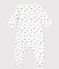 Baby-Bodyjama Heho aus Doppeljersey weiss MARSHMALLOW/ CREPUSCULE