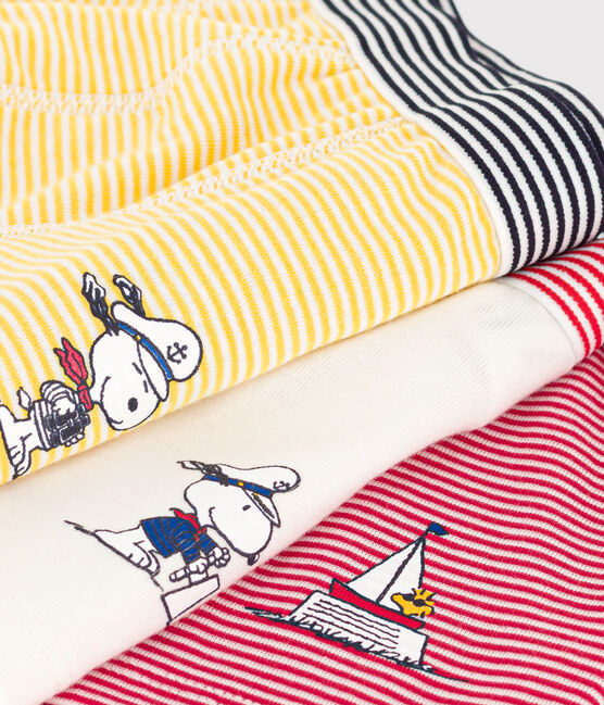 3er-Set Petit Bateau x Snoopy Boxershorts aus Baumwolle für Jungen variante 1