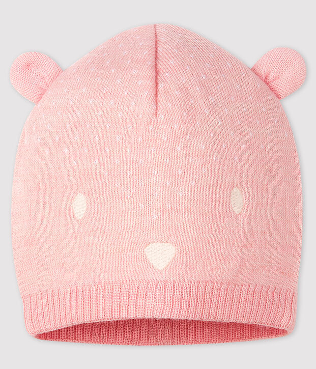 Baby-M&uuml;tze f&uuml;r M&auml;dchen/Jungen rosa