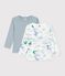 Set lang&auml;rmeliger Kinder T-Shirts aus Baumwolle mit Drachenmotiv vielfarbig