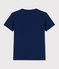 Kurzärmeliges T-Shirt aus Baumwolle für Jungen blau MEDIEVAL