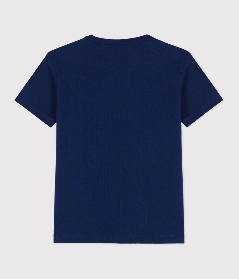 Kurz&auml;rmeliges T-Shirt aus Baumwolle f&uuml;r Jungen blau