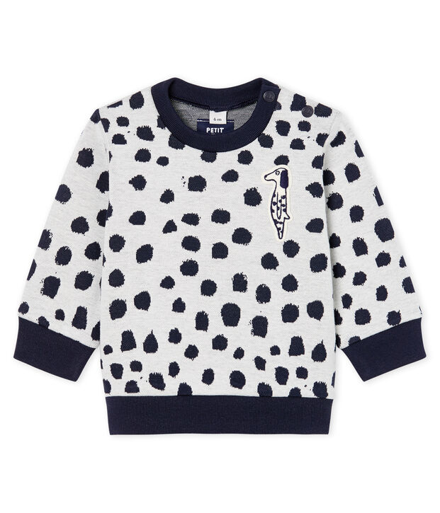 Unisex-Baby-Sweatshirt von Jean Jullien weiss/DOTTIES
