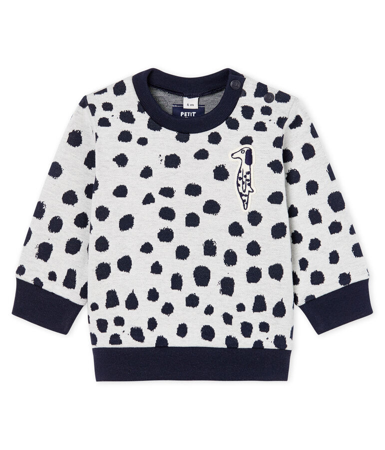 Unisex-Baby-Sweatshirt von Jean Jullien weiss/DOTTIES