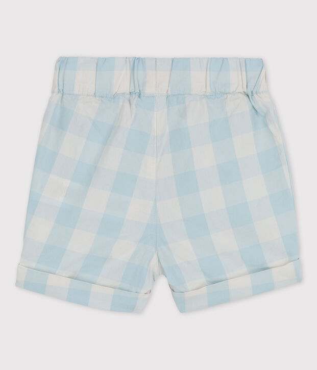 Shorts aus Popeline mit Vichy-Karos BOLDAIR/weiss