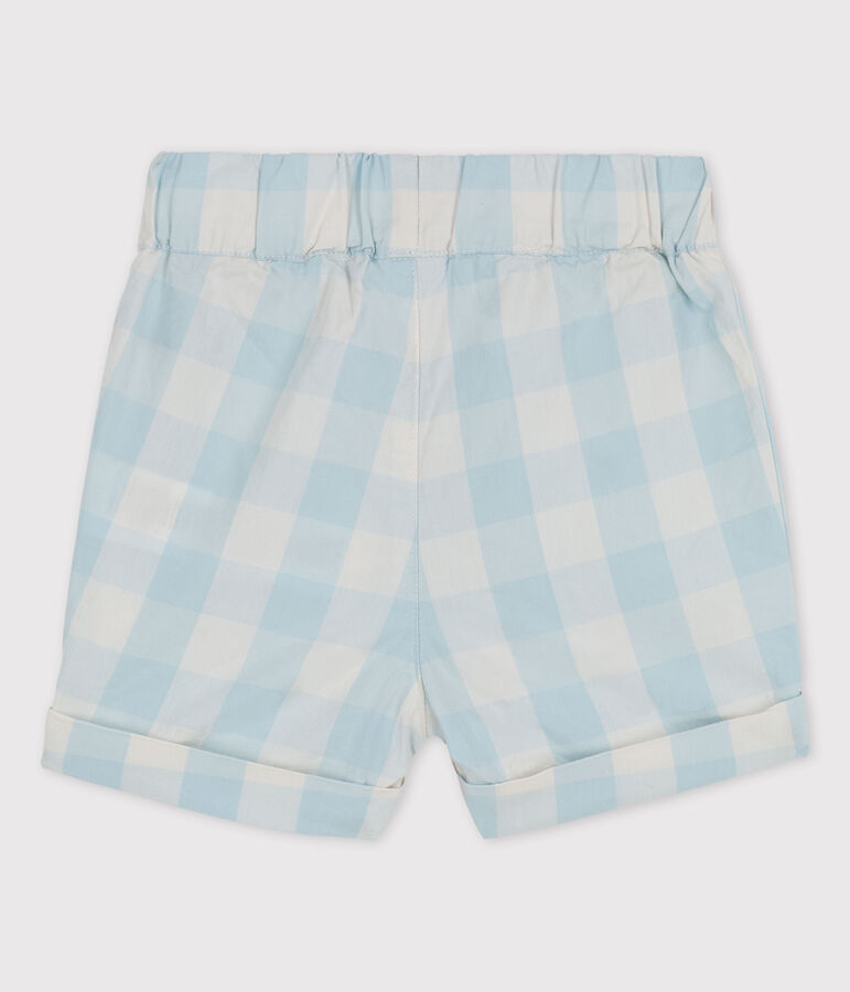 Shorts aus Popeline mit Vichy-Karos BOLDAIR/ MARSHMALLOW
