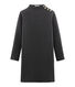 Langärmliges Kleid aus Doppeljersey für Damen