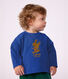 Lang&auml;rmeliges Baby T-Shirt aus einfarbiger Baumwolle mit Motiv