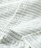 Zweiteiliges Baby-Set aus gestreiftem Bio-Doppeljersey weiss MARSHMALLOW/ HERBIER