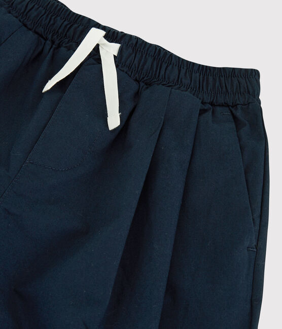 Bequeme Hose aus Baumwoll-Serge für Jungen blau SMOKING