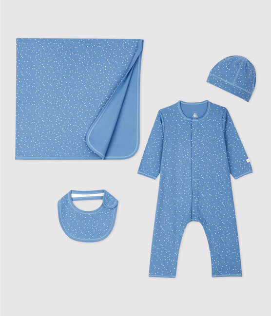 Baby-Geschenk-Set aus Bio-Baumwolle mit kleinem Sternenmotiv variante 1