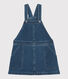 Kinder-Latzkleid aus Bio-Baumwoll-Denim für Mädchen