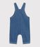 Langbeinige Baby-Latzhose aus Jeansstoff blau