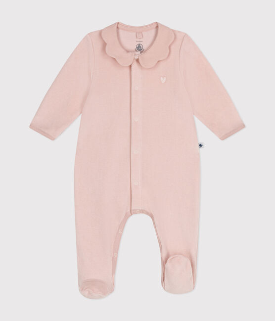 Strampler aus Nicki rosa SALINE
