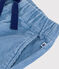 Kinder-Hose aus einfarbigem Fein-Cord ADRIATIC