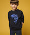 Kinder-Sweatshirt aus Molton für Jungen blau SMOKING