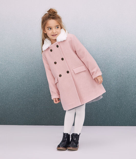 Mantel Aus Wollstoff Fur Madchen Petit Bateau