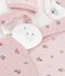 Baby-Geschenkset aus Nicki mit Blumenmotiv variante 1