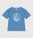 Kurzärmeliges Kinder-T-Shirt aus bedruckter Baumwolle
