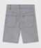 Kinder-Bermudashorts aus Baumwollcanvas für Jungen blau MEDIEVAL/weiss MARSHMALLOW