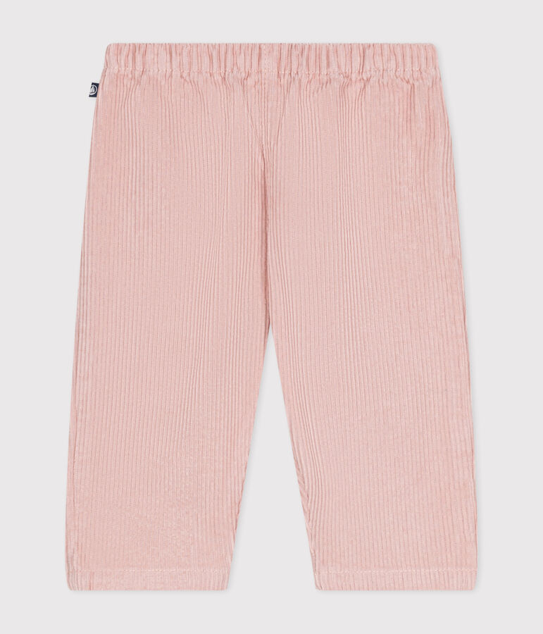 Baby-Hose aus Cord rosa
