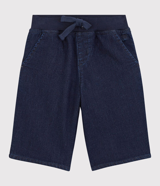 Bermudas aus Denim für Jungen blau DENIM BLEU FONCE