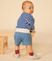 Baby-Sweatshirt aus Frottee blau SURF/ AVALANCHE
