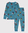 Kinderpyjama aus Baumwolle mit Snowboard-Motiv POLOCHON/ MULTICO