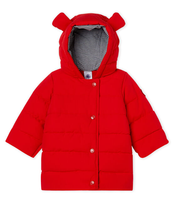 Baby-Jacke aus Mikrofaser für Mädchen rot TERKUIT