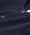 Baby-Cardigan aus dickem, einfarbigem Jersey blau SMOKING