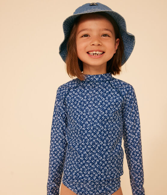 T-Shirt mit UV-Schutz Kinder/Mädchen INCOGNITO/ MARSHMALLOW