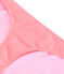 Bikinihose mit Ringelstreifenfür Baby rosa FLUO ROSE