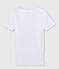 Kurzärmliges T-Shirt mit V-Ausschnitt weiss ECUME