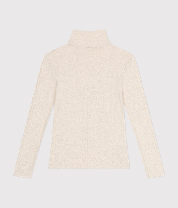 Damen-Rollkragenshirt L'Iconique mit Zierstrick MONTELIMAR CHINE