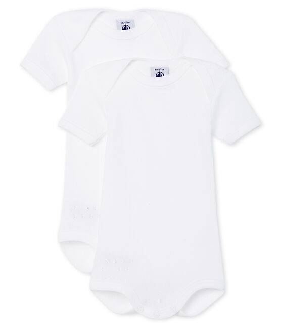 Duo kurzärmelige Baby-Bodys variante 1